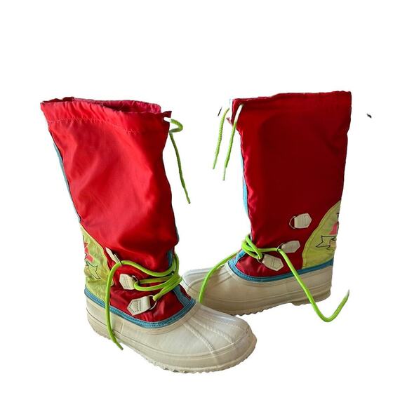 Vintage Sorel Pipe Dog Retro Snowboots size 8 - Womens - Picture 1 of 16